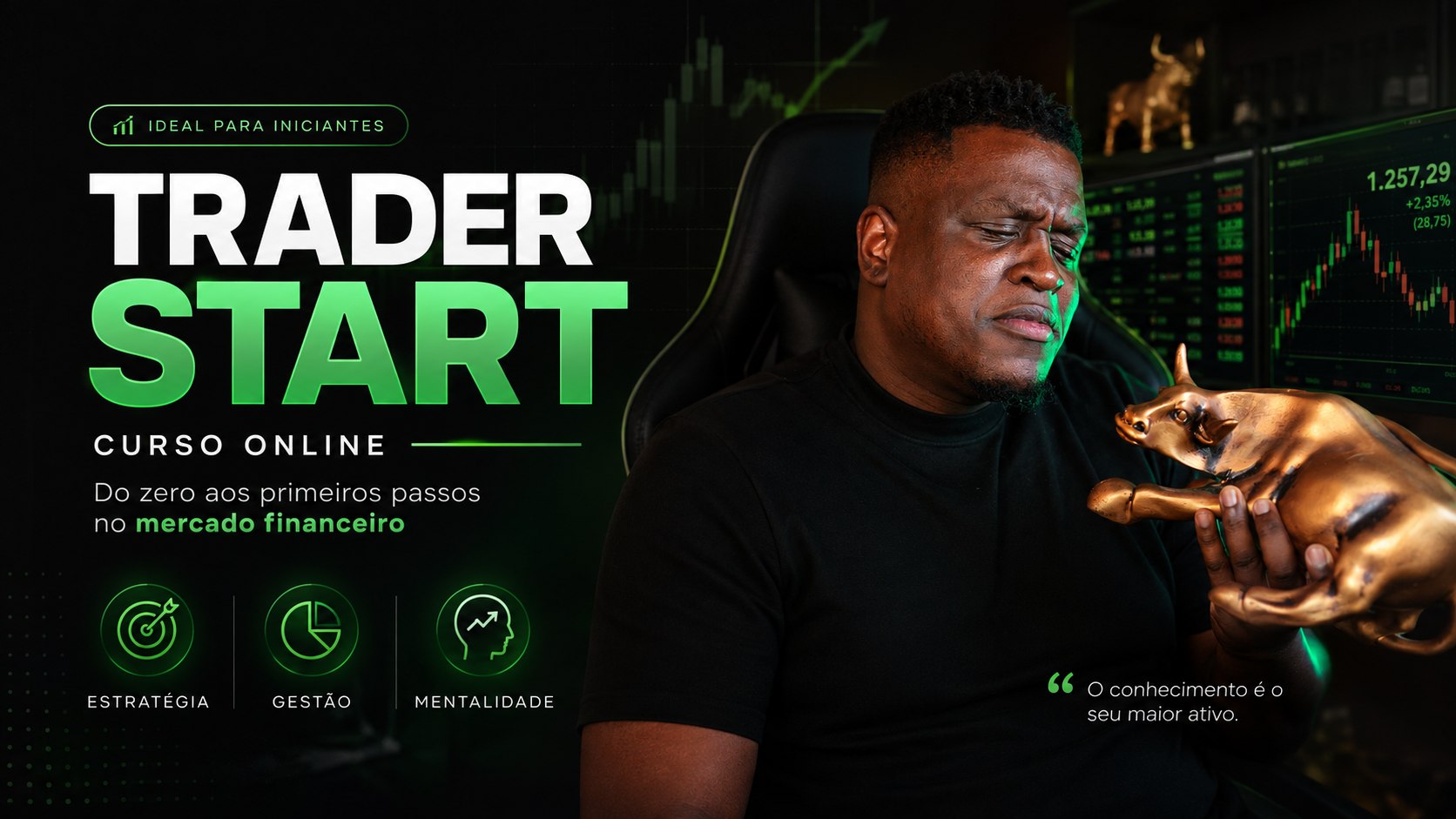 Trader Start — curso online de Day Trade do zero, do zero aos primeiros passos no mercado financeiro